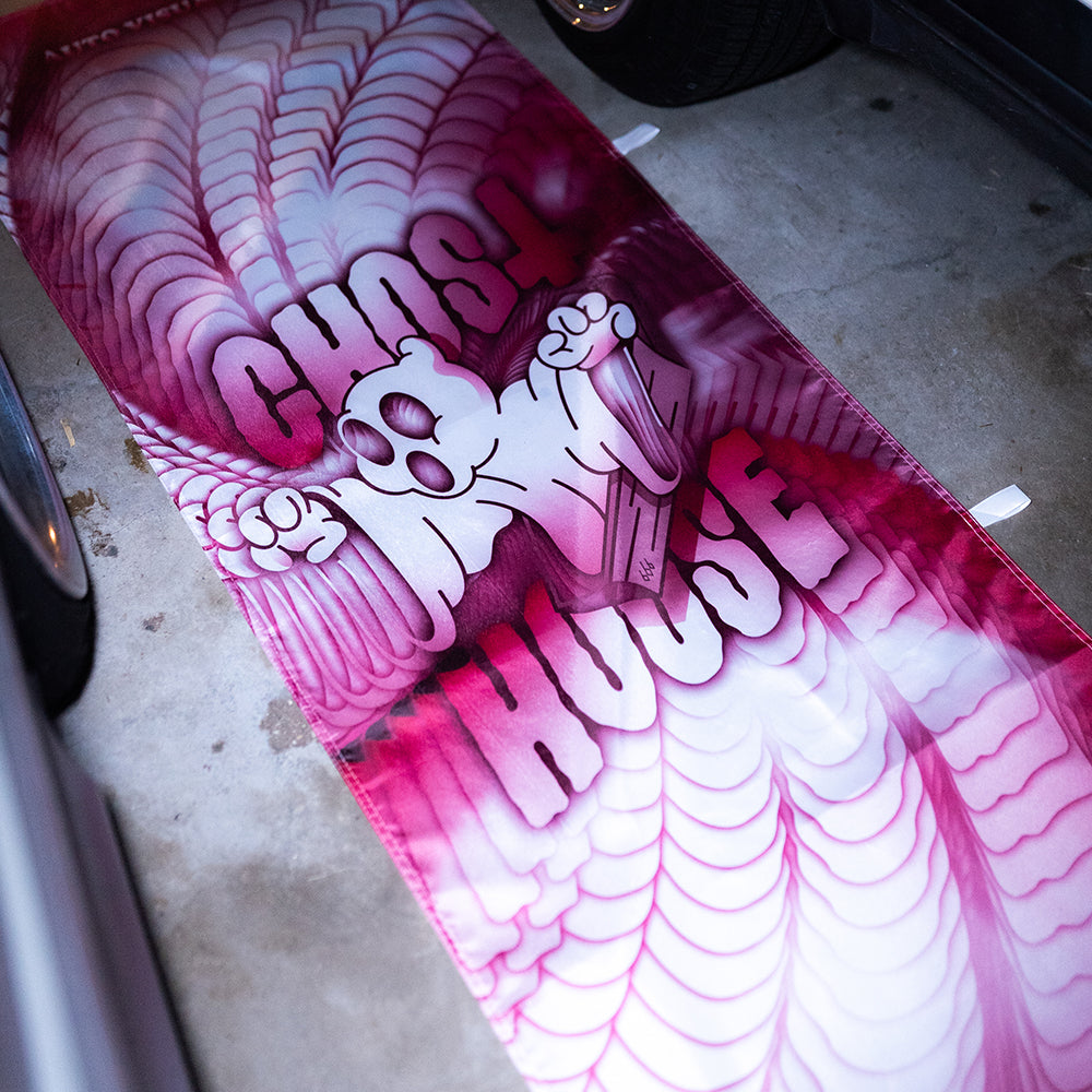 GH "Pink Ghost" Nobori Flag