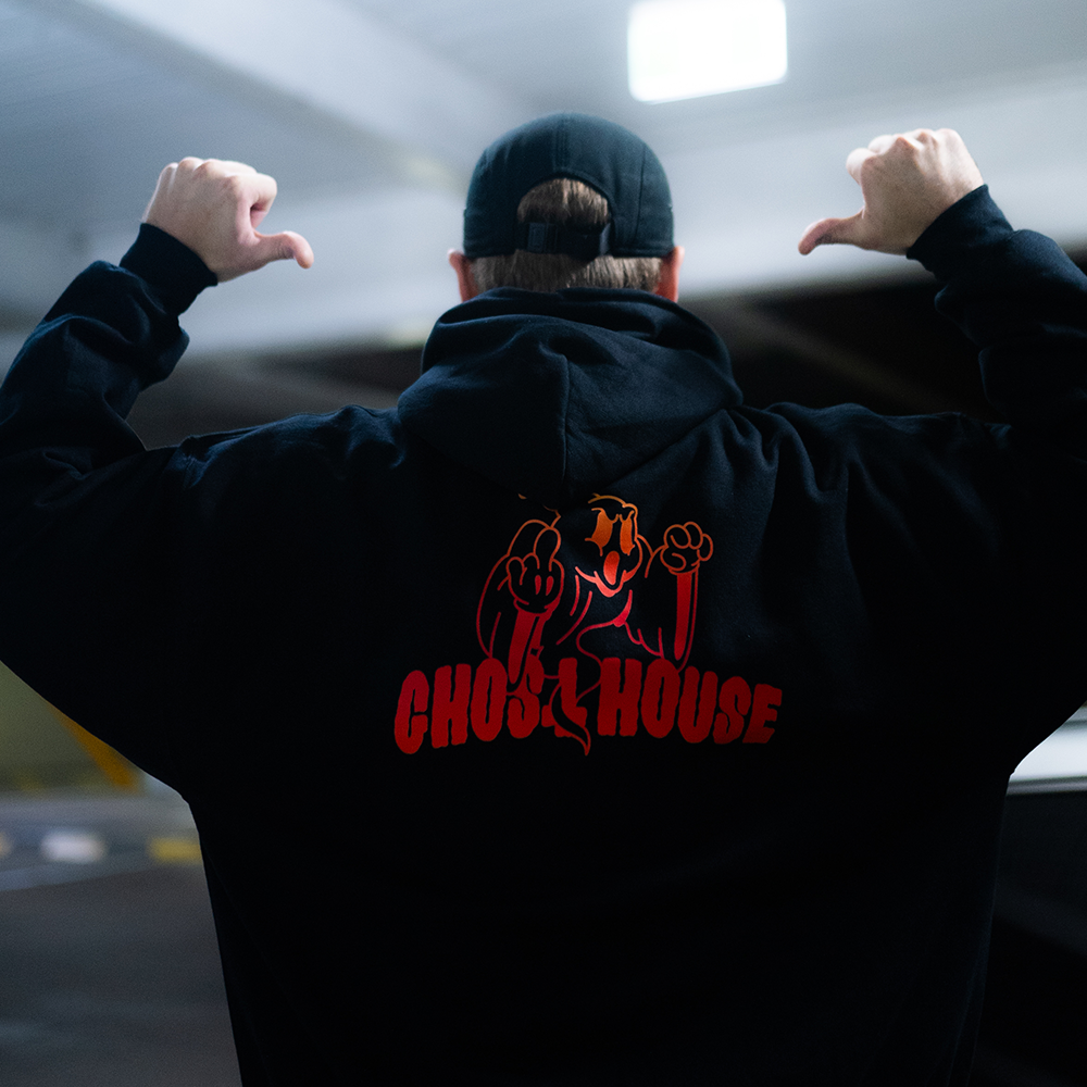 GH Printed Hoodies (Black)
