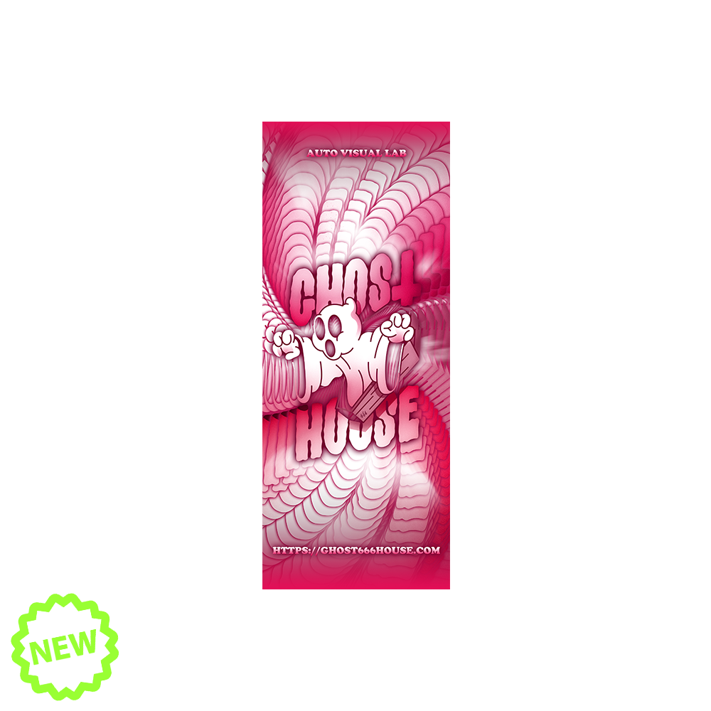 GH "Pink Ghost" Mini Nobori
