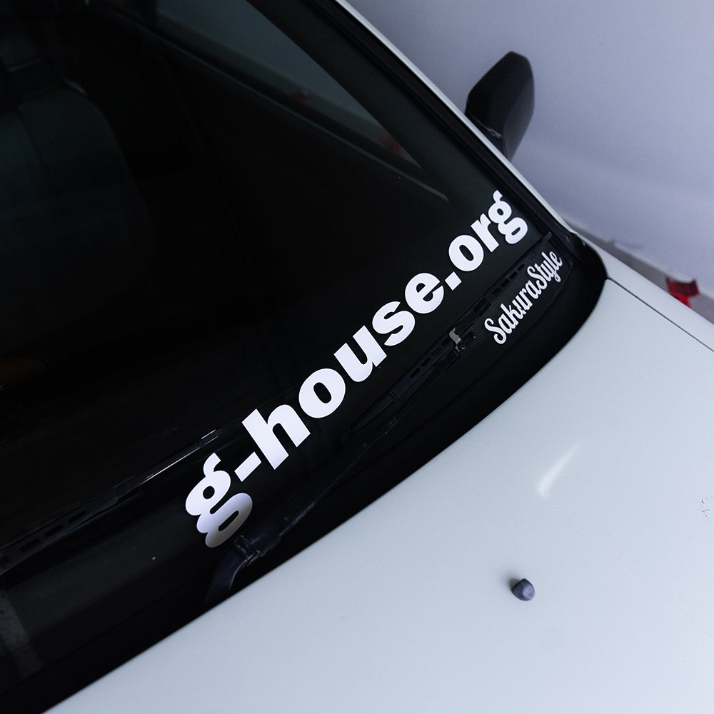 LARGE g-house.org URL sticker
