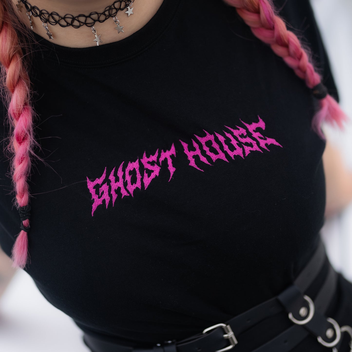 GH "Metal" Embroidered Shirt (Pink)