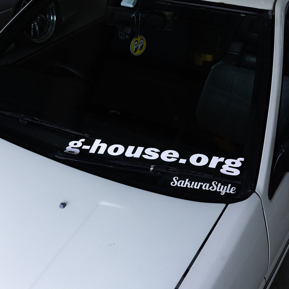 LARGE g-house.org URL sticker