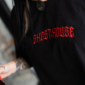 "GH Loco" Embroidered Shirt - Red