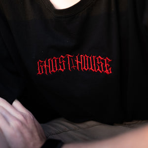 "GH Loco" Embroidered Shirt - Red