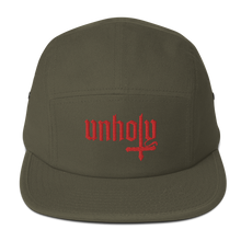 Load image into Gallery viewer, Unholy Embroidered Five Panel Cap