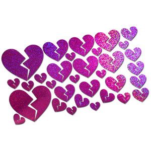 Sticker Sheet - Broken Hearts