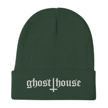 Load image into Gallery viewer, Old English Embroidered Beanie (White)