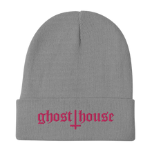 Load image into Gallery viewer, Old English Embroidered Beanie (Pink)