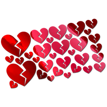 Load image into Gallery viewer, Sticker Sheet - Broken Hearts