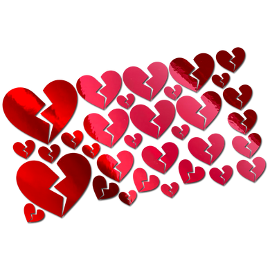 Sticker Sheet - Broken Hearts