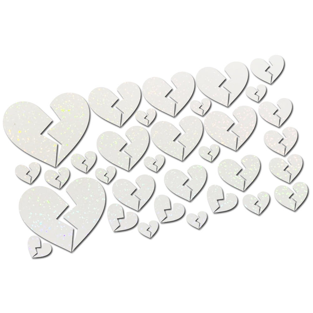 Sticker Sheet - Broken Hearts